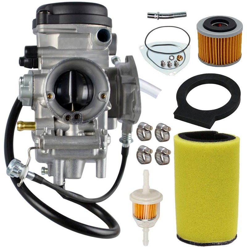 LIYYOO YFM660 Carburetor Carb Kit - for Yamaha Grizzly YFM600 660 4-Stroke Engine ATV Carburetor Replace PD42J 1UY-14451-00-00 - Image 1